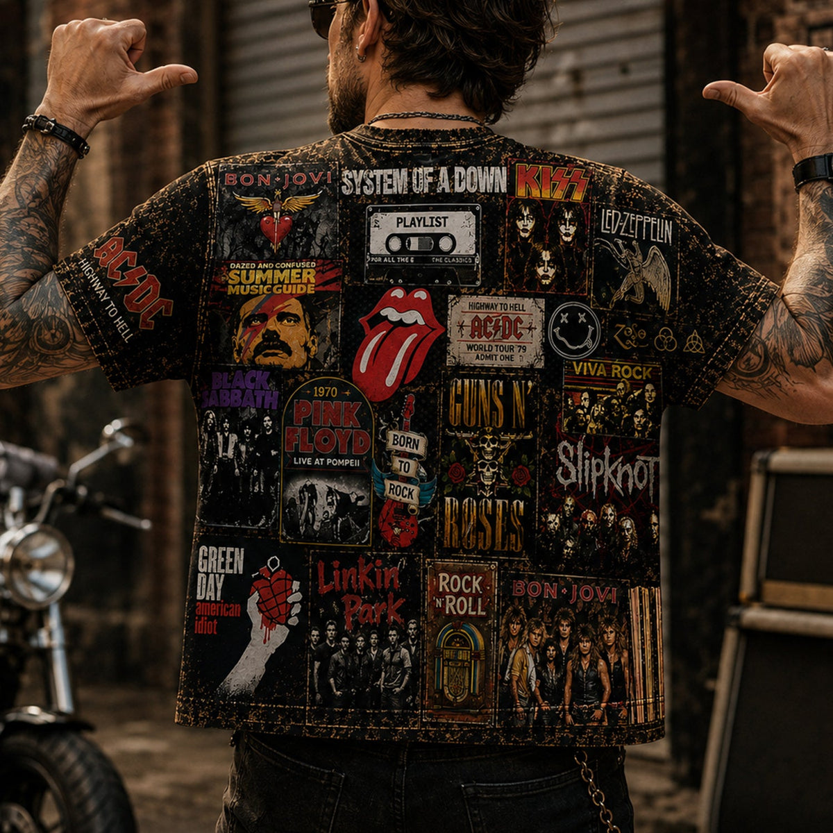 Rock Lover - Classic Legends All Over Print Shirt Version 2