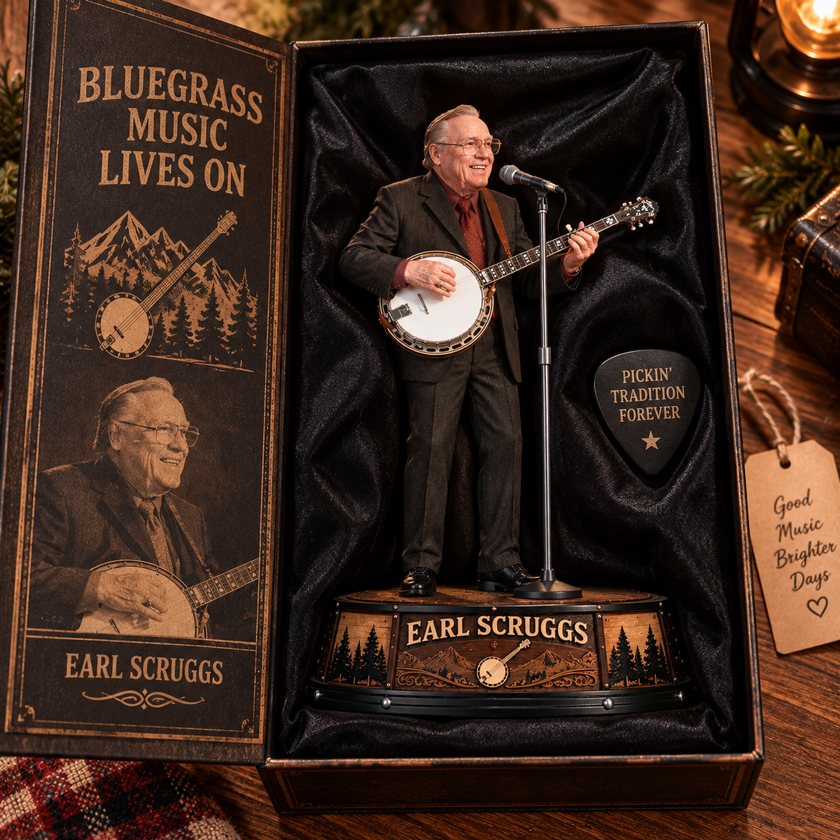 Earl Scruggs – Bluegrass Banjo Legend Inspired Acrylic Plaque