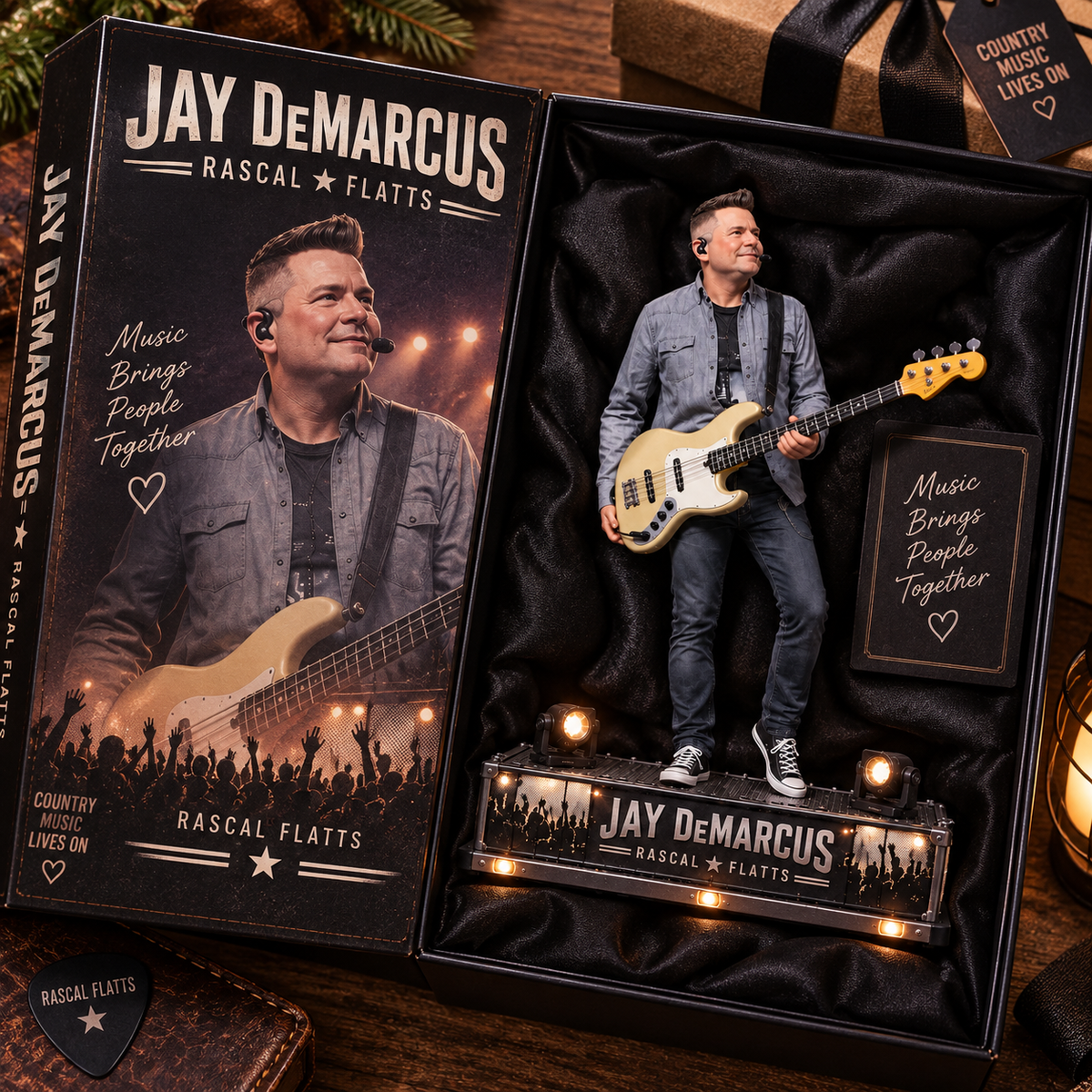Jay DeMarcus – Rascal Flatts Country Music Inspired Acrylic Plaque