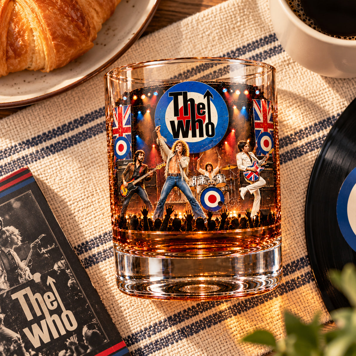 The Who – Legendary British Rock Band Inspired Whiskey Glass