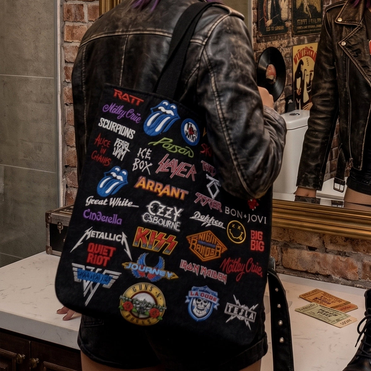 Rock Lovers - Classic Rock Legends Editions Tote Bag Version 1