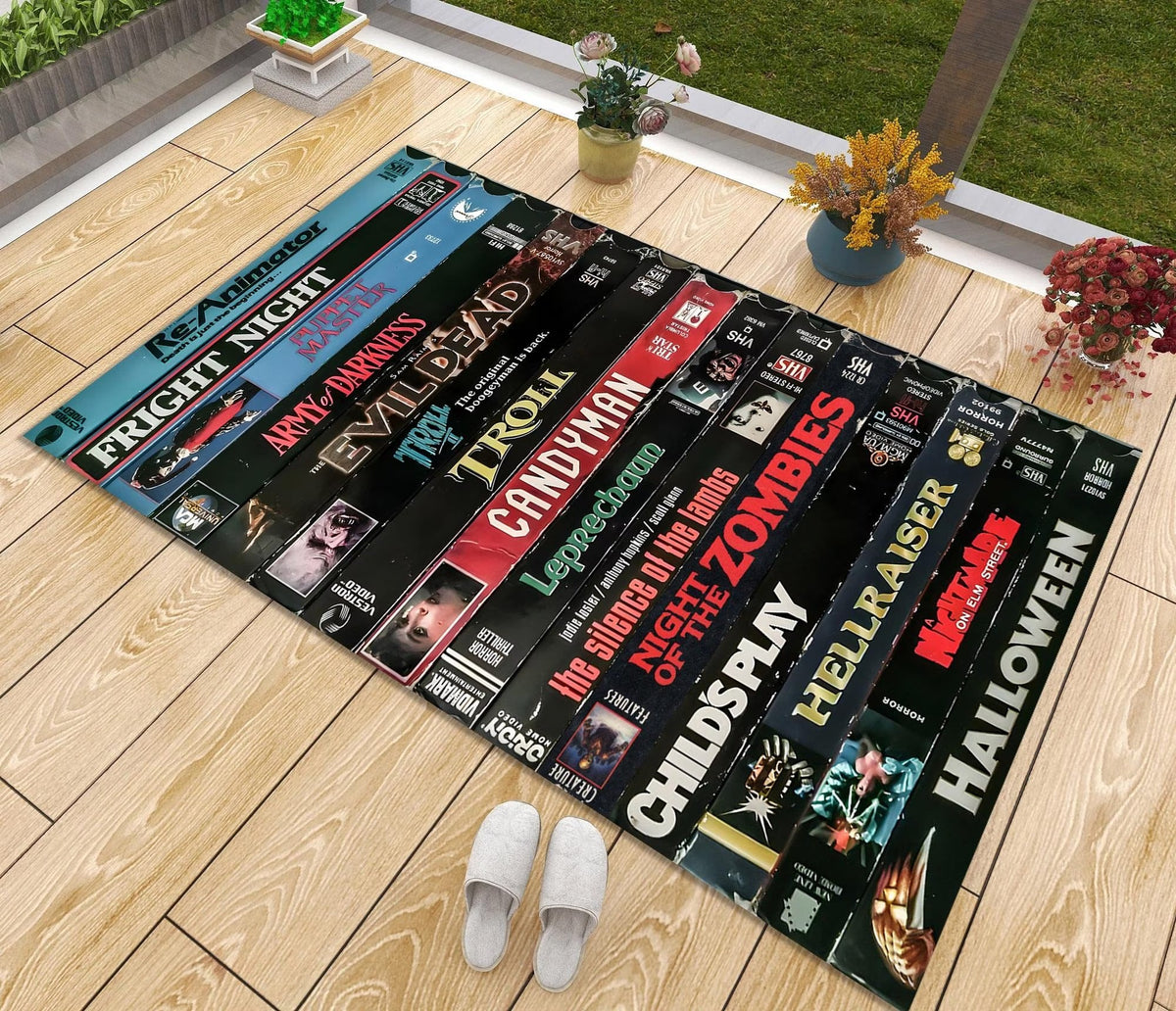 Retro Halloween Vibes Area Rug