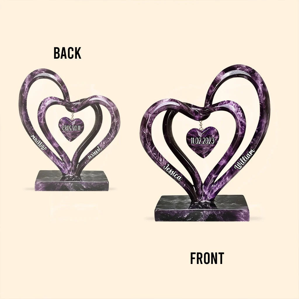 Love Forever - Personalized Custom Shaped Acrylic Plaque