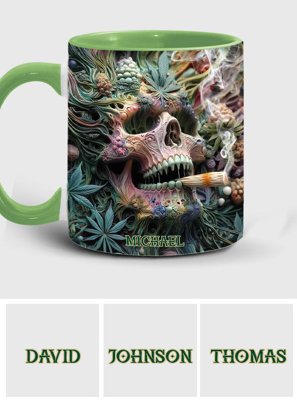 Dope Skull - Personalized Weed Accent Mug