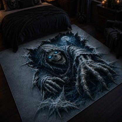 Grim Reaper 3D Illusion Area Rug