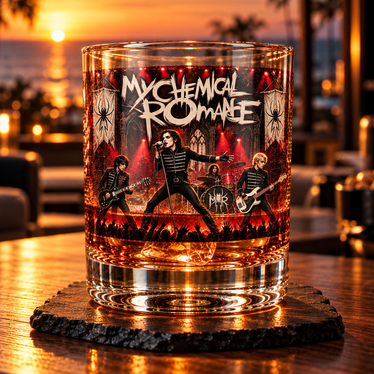 My Chemical Romance – The Black Parade Inspired Whiskey Glass
