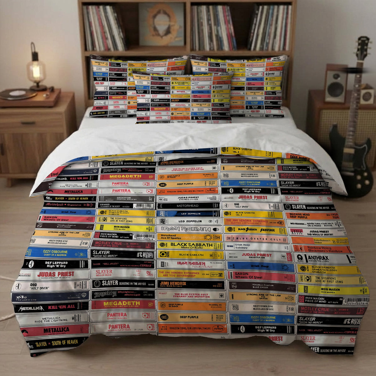 Rock Cassette Bedding Set - Personalized Bedding Set