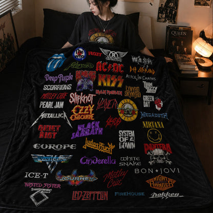 Rock Lovers - Classic Rock Legends Blanket Version 3
