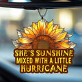 She's Sunshine - Sunflower Car Hanging Ornament