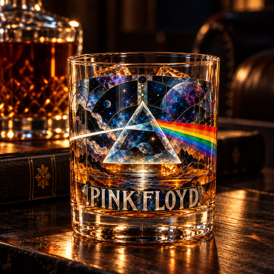 The Dark Side of the Moon – Pink Floyd Inspired Whiskey Glass