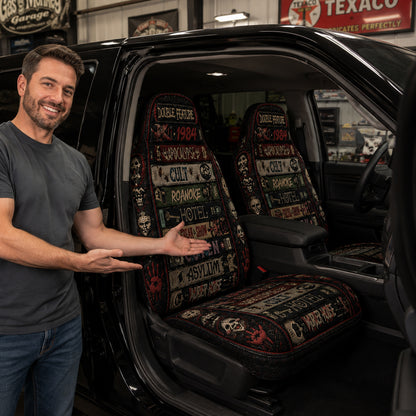 American Horror Story Car Seat Covers –  Gift for Horror Fans