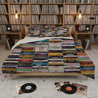 Rock Cassette Bedding Set - Personalized Bedding Set
