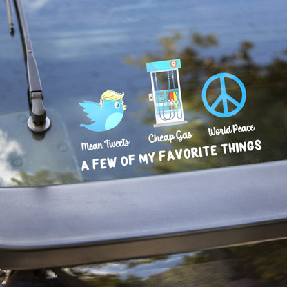 A Few Of My Favorite Things - Peace Sticker Decal