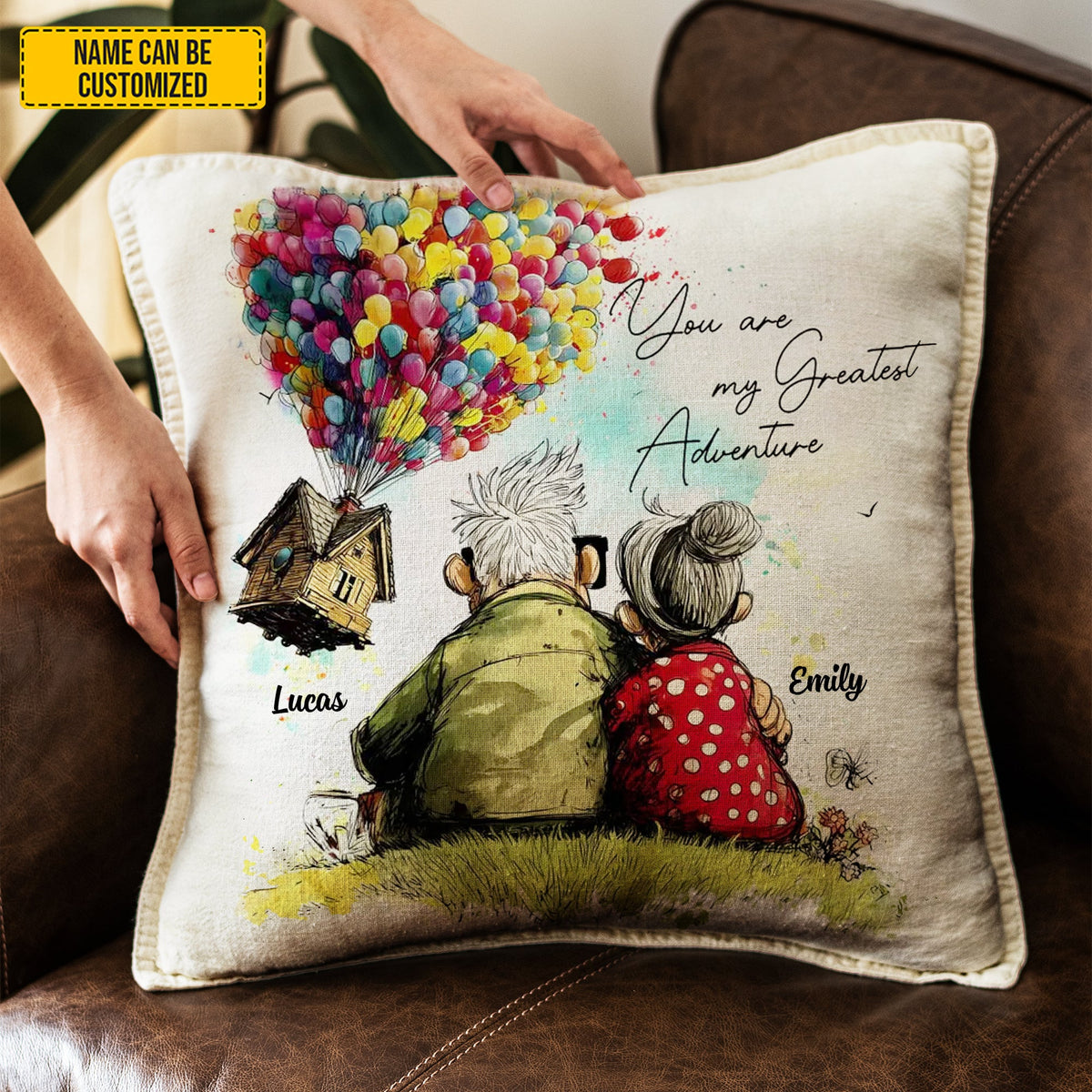 You Are My Greatest Adventure - Personalized Couple Pillow