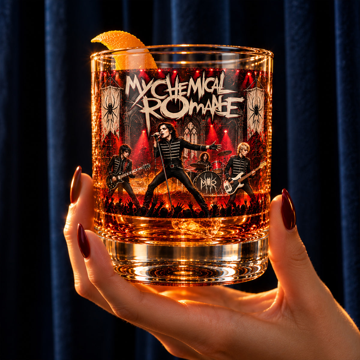 My Chemical Romance – The Black Parade Inspired Whiskey Glass