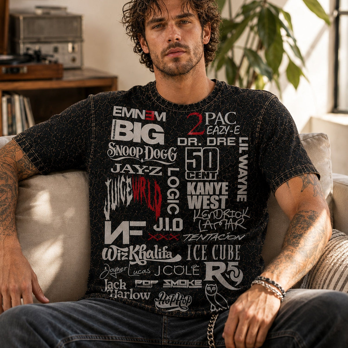 Rap Lover - Classic Legends All Over Print Shirt Version 1