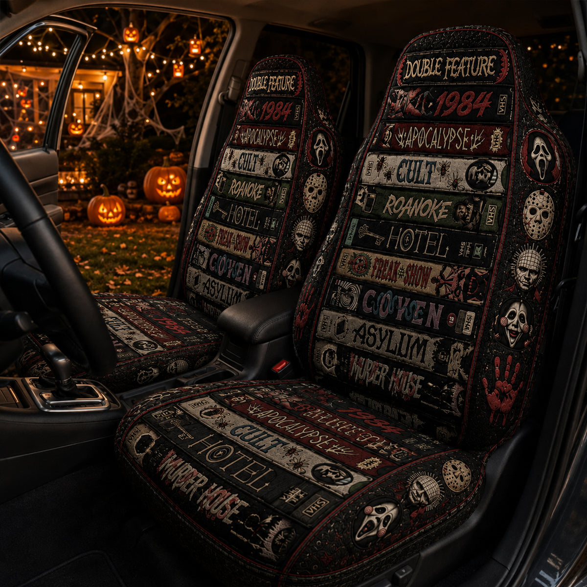 American Horror Story Car Seat Covers –  Gift for Horror Fans