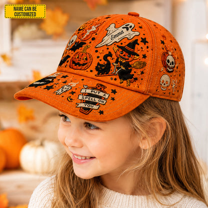 Personalized Halloween Pumpkin Classic Cap
