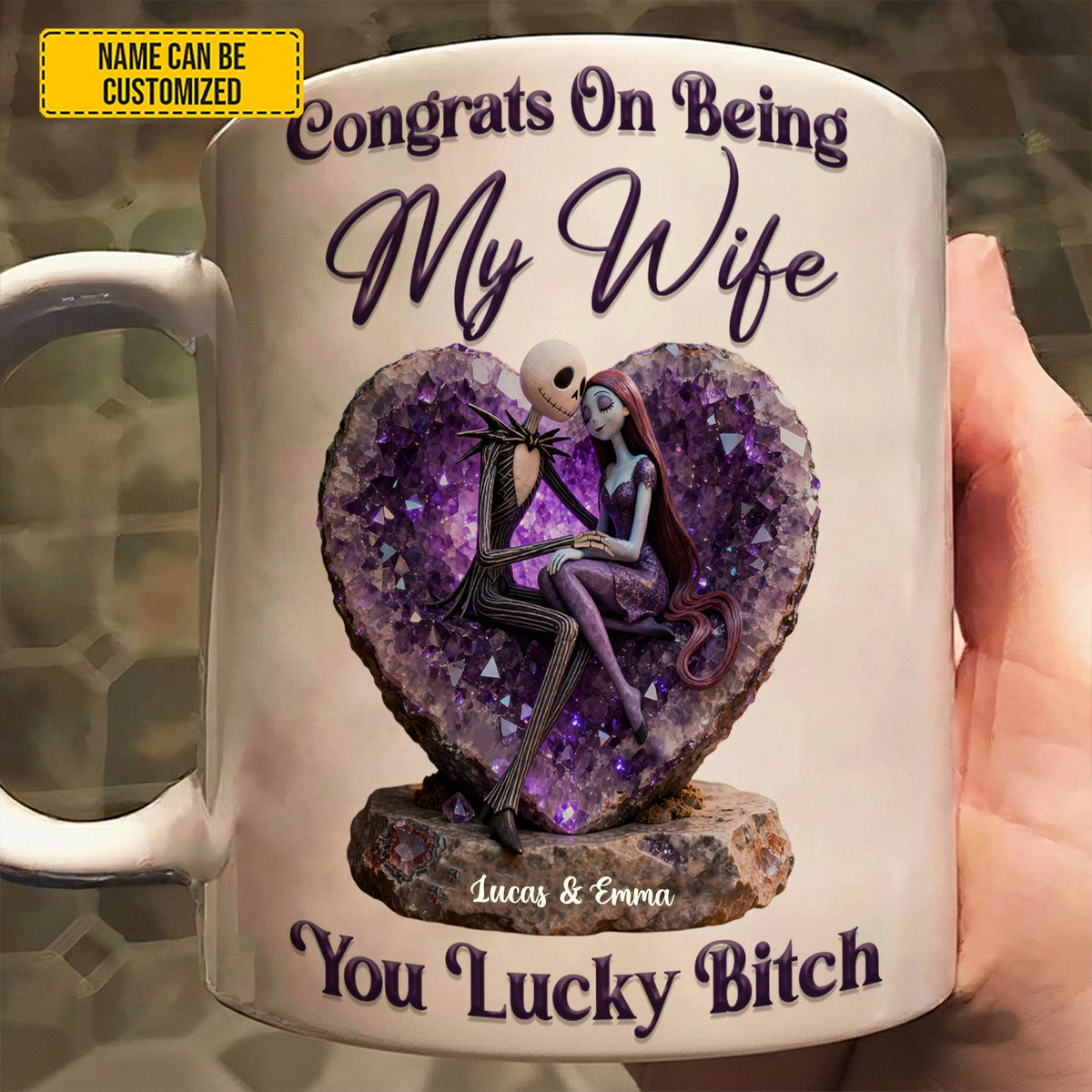 Being My Wife - Personalized Couple White Mug