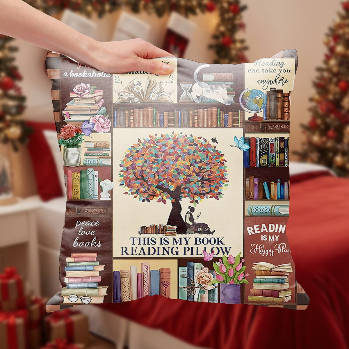Book Lover - Personalized Book Pillow