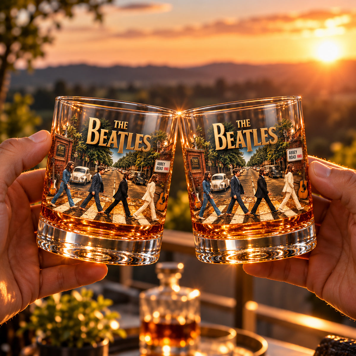 The Beatles Abbey Road – Classic Rock Inspired Whiskey Glass