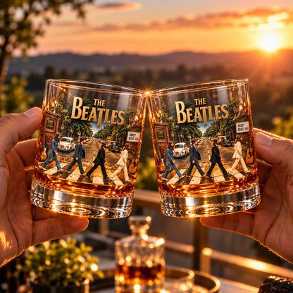 The Beatles Abbey Road – Classic Rock Inspired Whiskey Glass