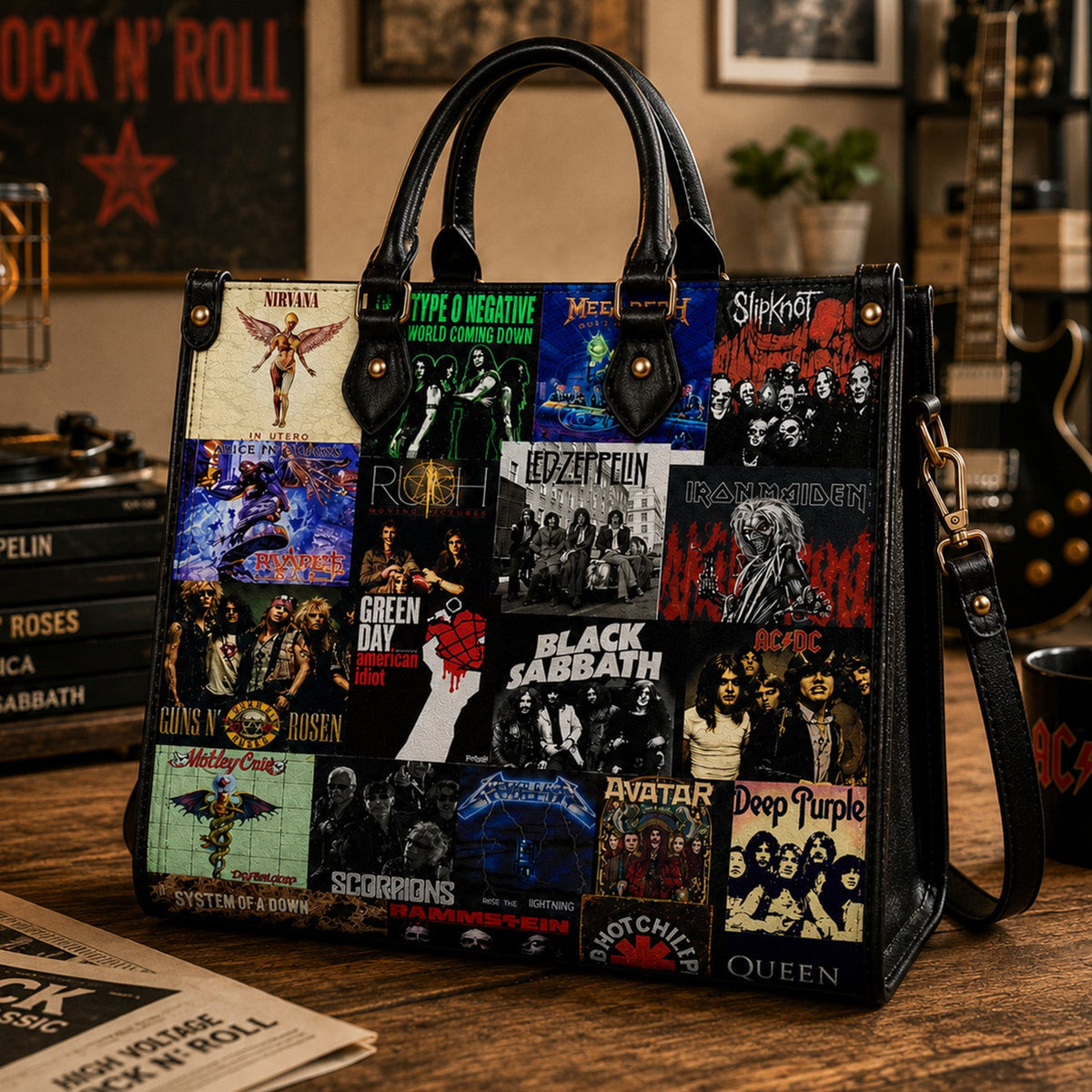 Rock Lovers - Legends Edition Leather Handbag