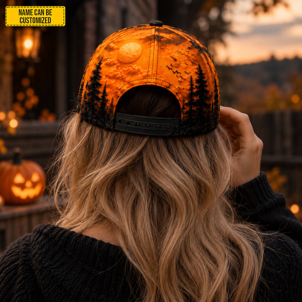 Personalized Halloween Witch Classic Cap