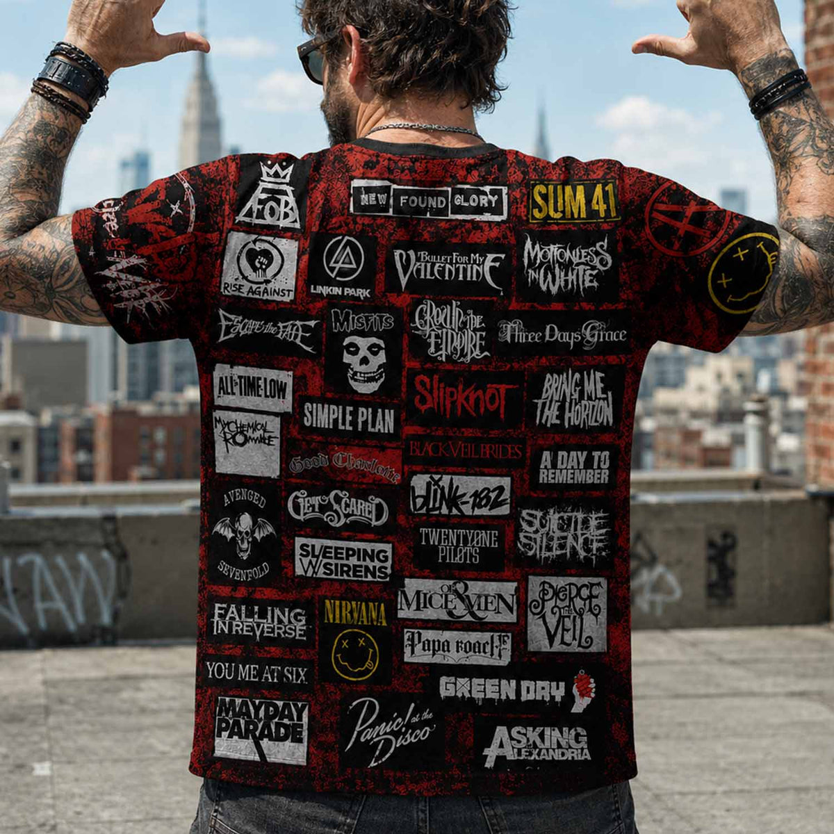 Rock Lover - Classic Legends All Over Print Shirt Version 5