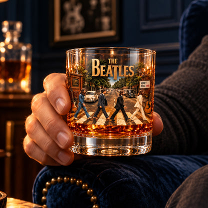 The Beatles Abbey Road – Classic Rock Inspired Whiskey Glass
