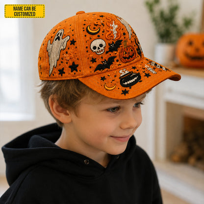 Personalized Halloween Pumpkin Classic Cap