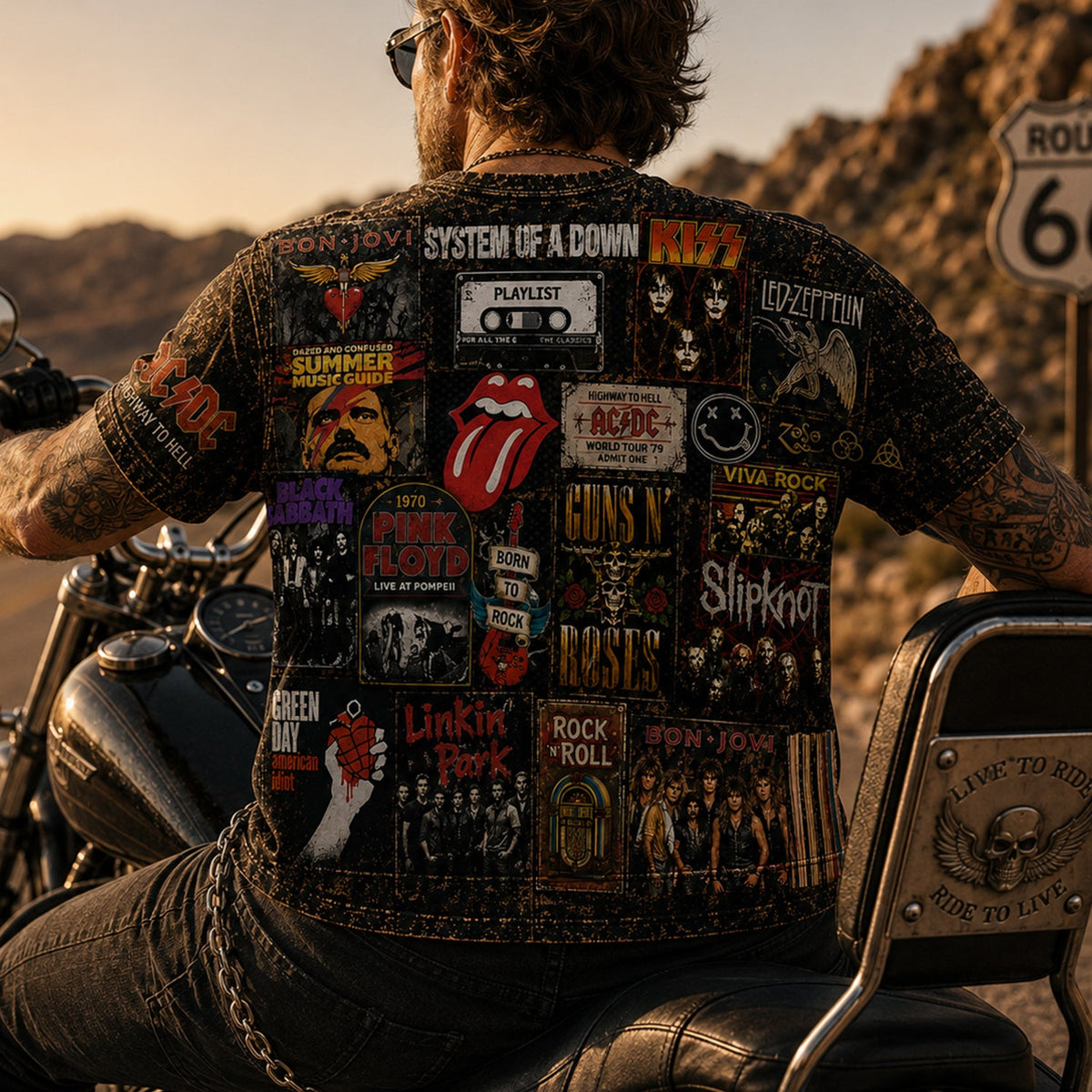 Rock Lover - Classic Legends All Over Print Shirt Version 2