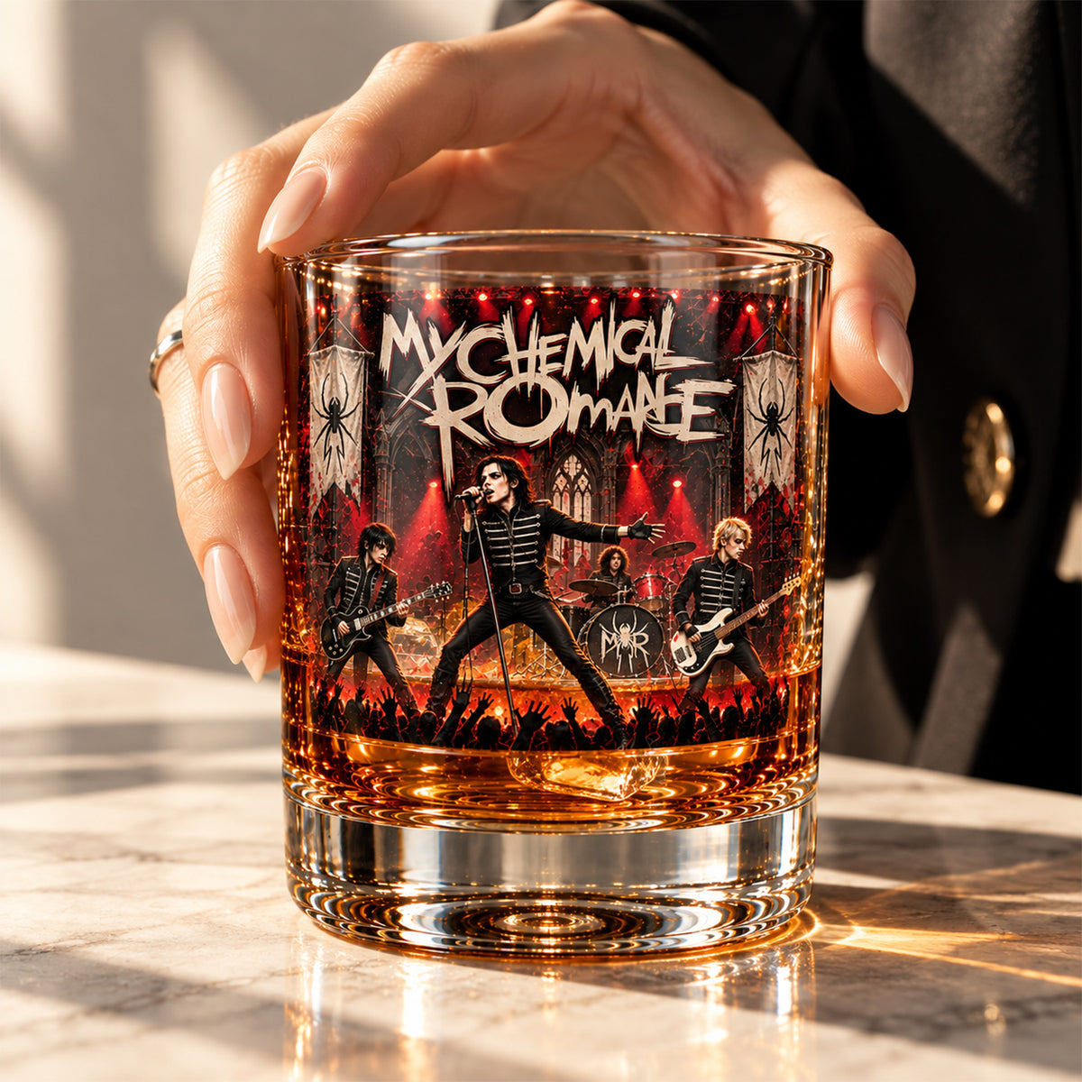 My Chemical Romance – The Black Parade Inspired Whiskey Glass