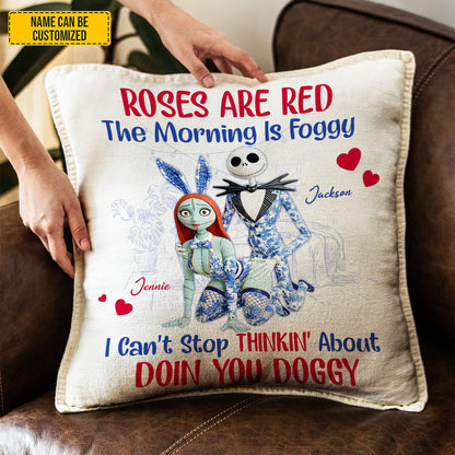 The Morning Is Foggy - Personalized Couple Pillow