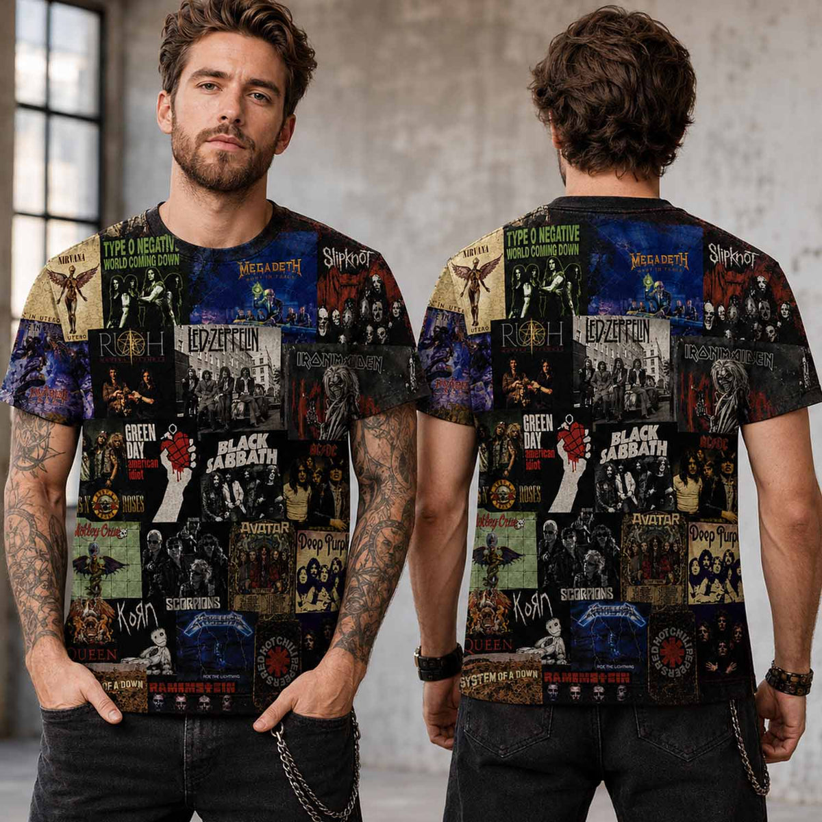 Rock Lover - Classic Legends All Over Print Shirt Version 9