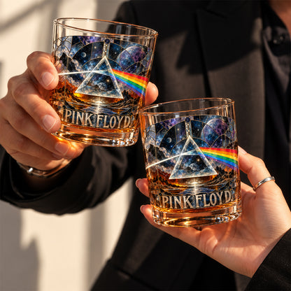 The Dark Side of the Moon – Pink Floyd Inspired Whiskey Glass