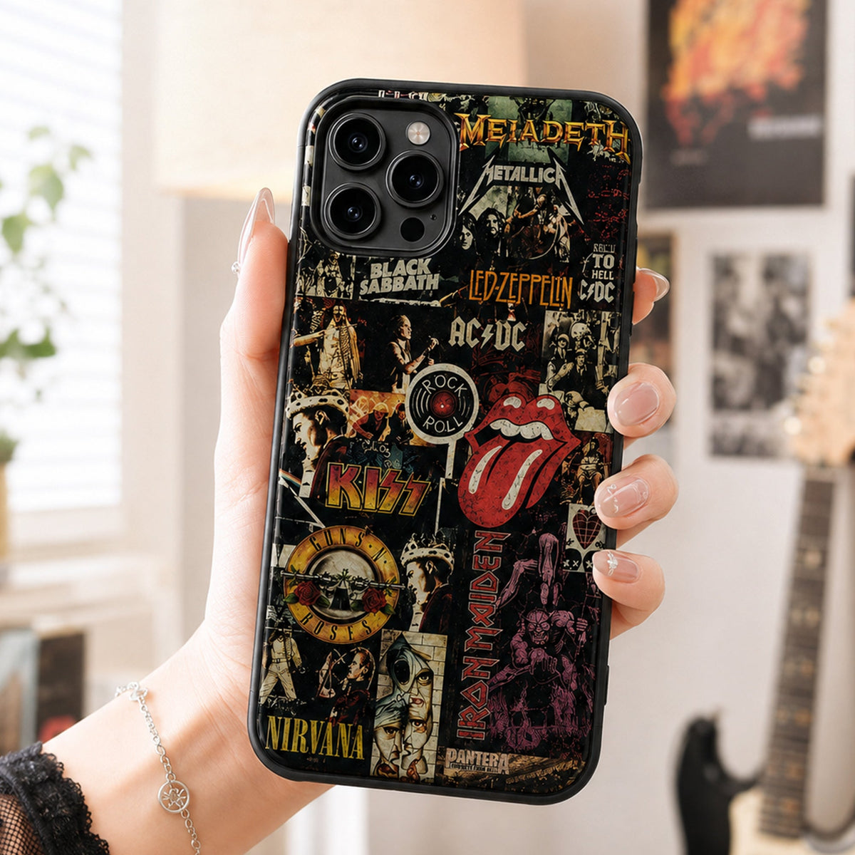 Rock Lovers - Classic Rock Legends Phone Case Version 5