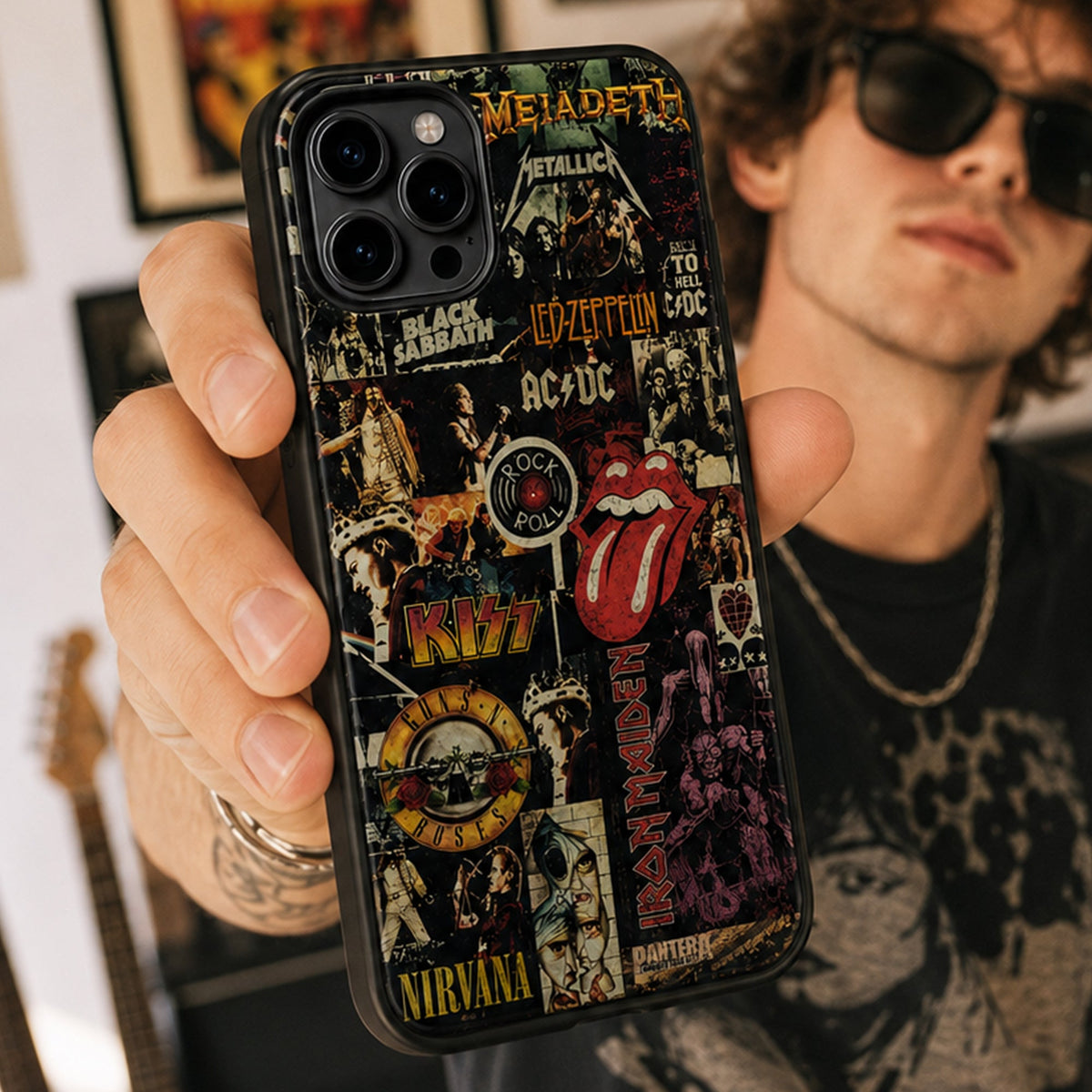 Rock Lovers - Classic Rock Legends Phone Case Version 5