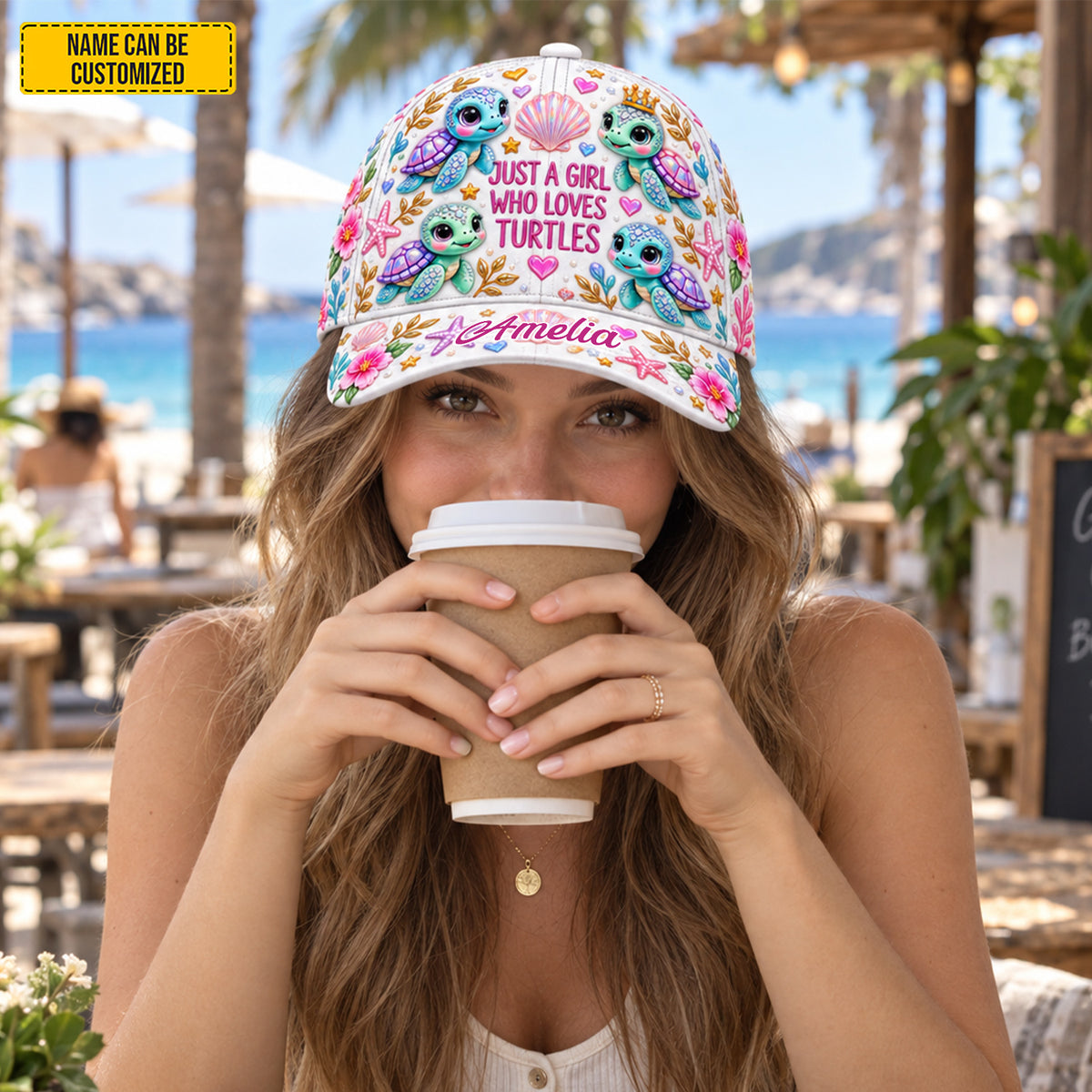 Just A Girl Who Loves Turtles - Personalized Classic Cap