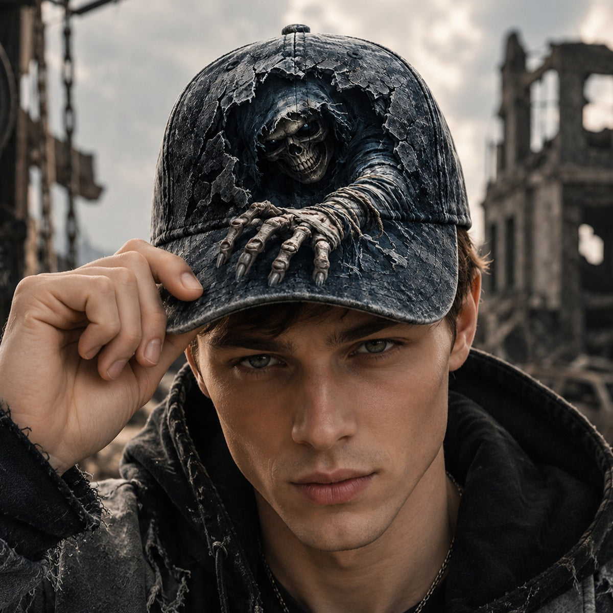 Zombie Outbreak – Vintage Horror Classic Cap