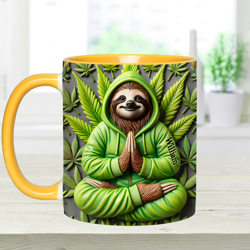 Inhale The Goodshit - Personalized Weed Accent Mug