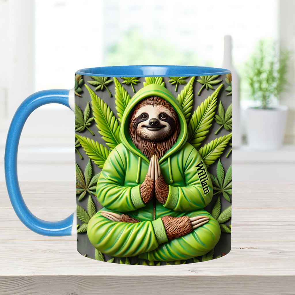 Inhale The Goodshit - Personalized Weed Accent Mug