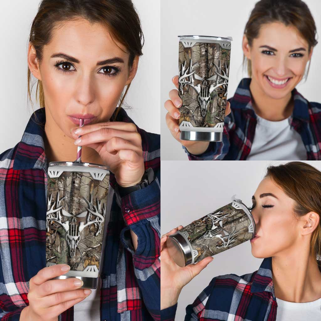 Hunting Metal Printed Tumbler