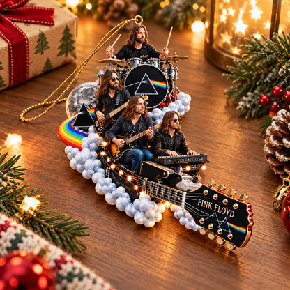 Pink Floyd Holiday Jam Guitar Ornament