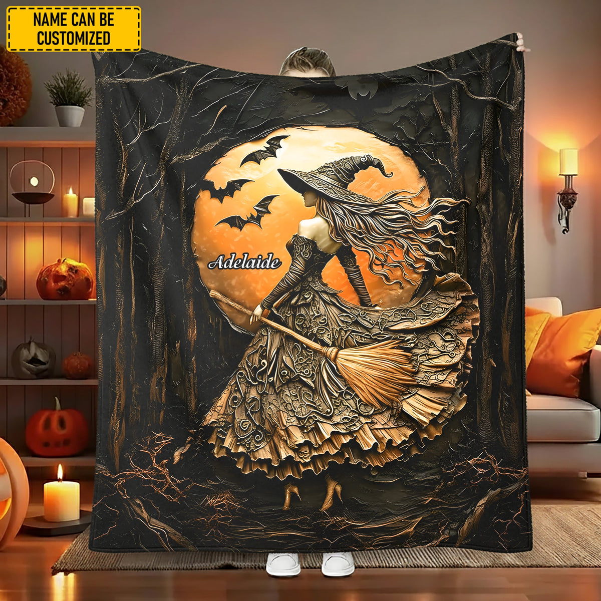 Personalized Mystery Witch Blanket