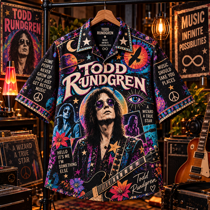 Todd Rundgren Hawaiian Shirt - Vintage Music Fan Gift