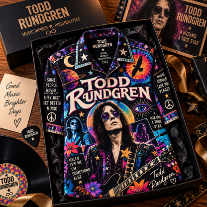Todd Rundgren Hawaiian Shirt - Vintage Music Fan Gift