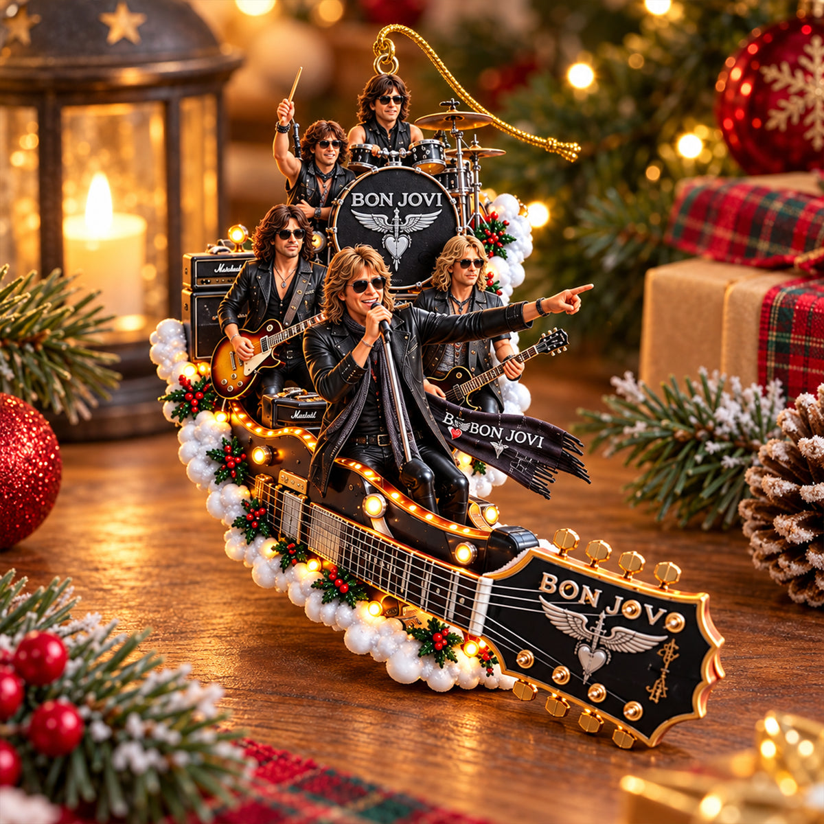 Bon Jovi Rockin’ Christmas Ornament