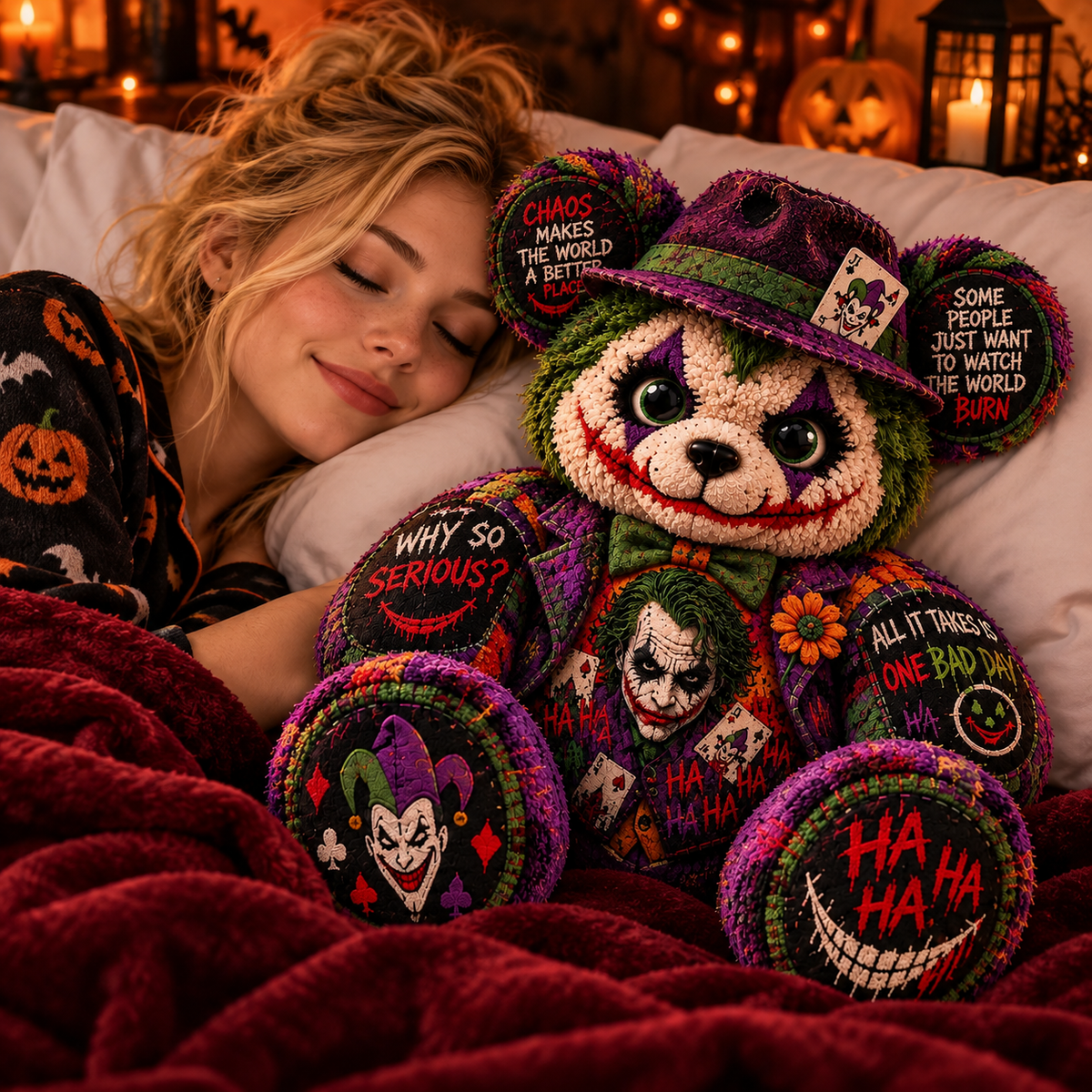 Why So Serious - Joker Custom Shape Pillow