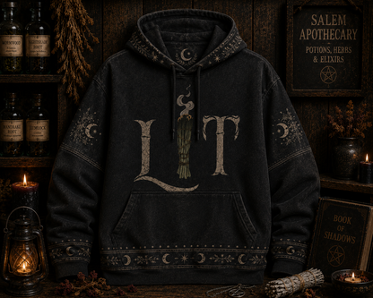 Lit Shirt Funny Halloween Shirts Pagan Witch  – Witchy Gothic Shirt
